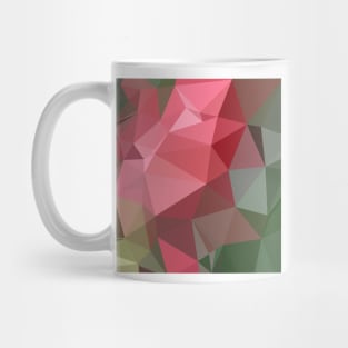 Congo Pink Abstract Low Polygon Background Mug